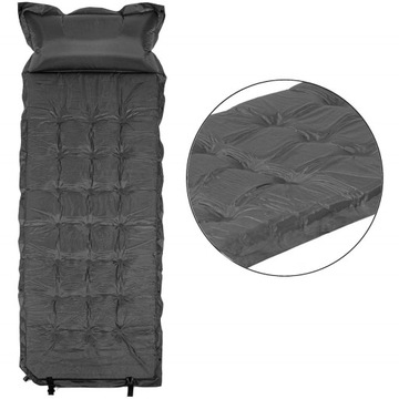 МАТРАС САМОНАДУВАЮЩИЙСЯ 193х68 см С ТОЛСТОЙ ПОДУШКОЙ С НАМАТРАСНИКОМ