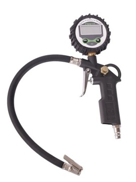 PISTOLET do POMPOWANIA KÓŁ Z MANOMETREM WYŚWIETLACZEM ELEKTRONICZNYM CYFROW