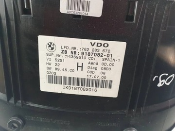 BMW 3 E90 E91 E92 E93 CABRIO 2009R 3.0I N53 PŘÍSTROJOVÁ DESKA BUDÍKY EVROPA