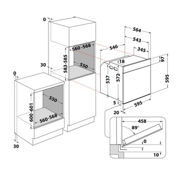 WHIRLPOOL Духовка AKZ96230IX + набор AMW730IX