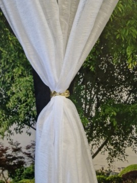 Крепление для штор и гардин, зажим-застежка, зажим-лягушка, БЕЛЫЙ ЦВЕТ, зажим-лягушка для штор