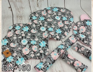 Двусторонняя вставка в коляску Подушка-мишка Тедди