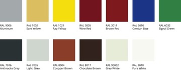 Garaż blaszany 12x8 blaszak okna brama podnoszona grafit garaże blaszane