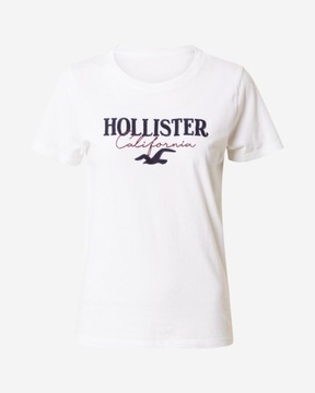 HOLLISTER by Abercrombie T-shirt Koszulka z Logo S