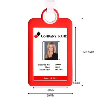 Вертикальный корпус, крышка для идентификационного бейджа