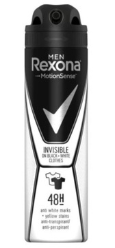 Rexona Men Invisible Black White 48h Deo Spray Dezodorant 150 ml