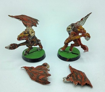 Warhammer Fantasy Battle Chaos Furies zestaw 2 figurki metal