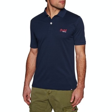 41. # SUPERDRY # KOSZULKA POLO MĘSKA NOWA NAVY M