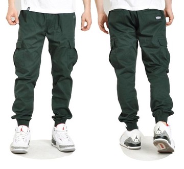 Spodnie M Bossline Cargo Jogger joggery zielone