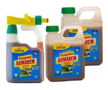 POŻEGNANIE z KOMAREM NATURALNY ZAPAS 950ml SKUTECZNY Zielony Dom