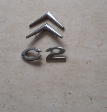 LOGO ZNAKY ZNAK KRYT ZADNÍ CITROEN C2