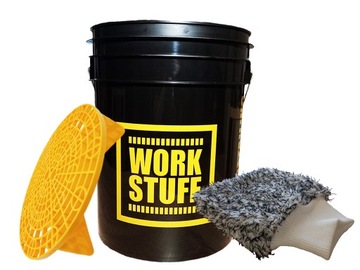 Work Stuff Wiadro Black Rinse + Separator RĘKAWICA