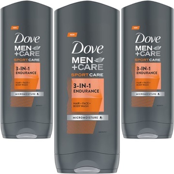 Dove Men Care Sport Endurance żel prysznic 3x400ml