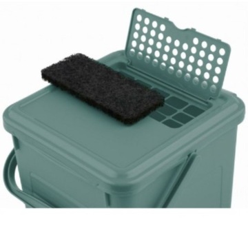 Kosz na Odpady Bio 9L + 4x Filtr Węglowy - Idealny Kompostownik Kuchenny!