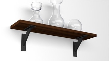 2 ШТ. FEST ПОДДЕРЖКА ПОЛКИ РУЧКА-ВЕРСИЯ ДЛЯ ПОЛКИ - ЧЕРНАЯ 120 мм