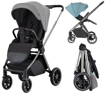 Wózek Spacerowy Carrello ULTRA PRZODEM TYŁEM Spacerówka Dwukierunkowa 22kg