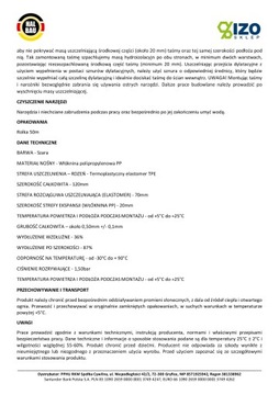 Taśma do Hydroizolacji 100mb Folii w płynie HS01