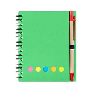 Kisdo Lined Spiral Notebook Kraft Paper Cover