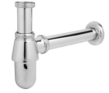 Syfon do Umywalki Bidetu Butelkowy Chrom Stal Nierdzewna fi 32 mm