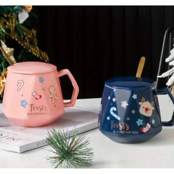 ECARLA Рождественская кружка, синяя KUBSWN