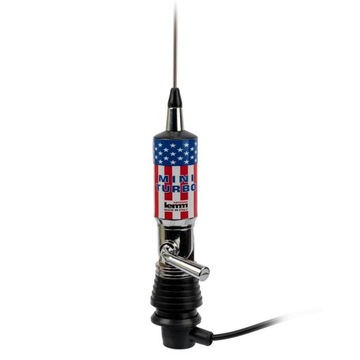 LEMM AT-1002 MINITURBO do auta USA antena CB 105cm
