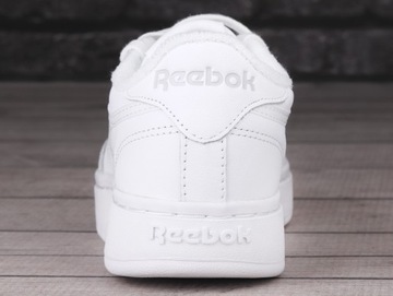 Buty sneakersy damskie Reebok CLUB C DOUBLE WHITE