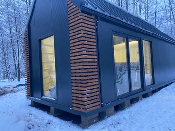 Круглогодичный летний домик, жилой контейнер 35м.