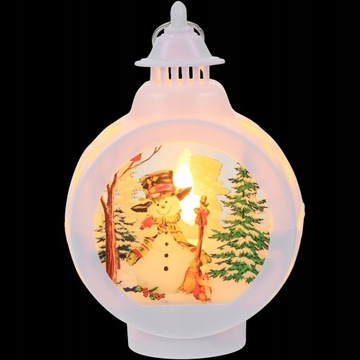 Рождественский фонарь Native Snow Globe LED