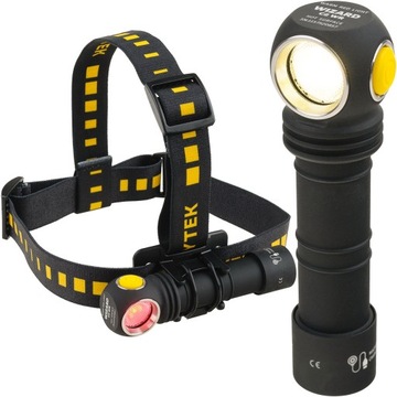 Latarka ARMYTEK WIZARD C2 WR Białe Warm + Czerwone