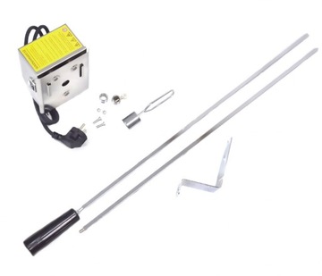 Rożen Elektryczny grill ze stali 20kg z silnikiem widelec obrotowy moc
