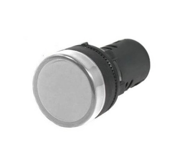 Kontrolka LED 28mm 24V AC/DC biała