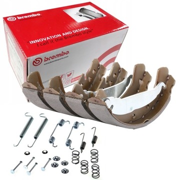 SZCZĘKI RĘCZNEGO BREMBO ZESTAW OPEL ASTRA F G H