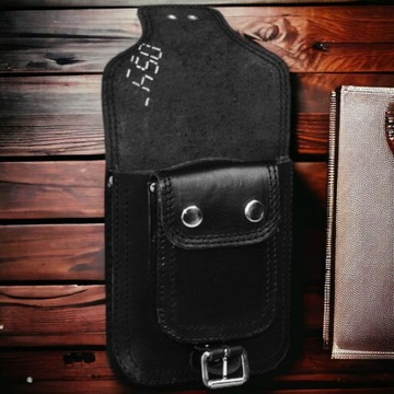 Поясная сумка на бедро и ногу Черная