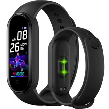 ШАГОМЕТР SMARTBAND M5 PRO МОНИТОР СЕРДЕЧНОГО РИТМА SMS МЕНЮ PL