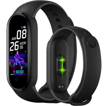 SMARTBAND OPASKA SPORTOWA SMARTWATCH ZEGAREK M5