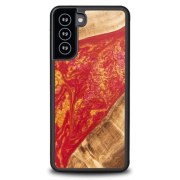 Pouzdro Bewood Unikátní pro Samsung Galaxy S21 Plus Neony Paříž