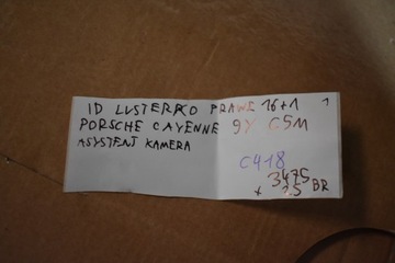 IDEALNI ZRCÁTKO PRAVÉ 16+1 PIN PORSCHE CAYENNE 9Y C5M ASISTENT KAMERA 1