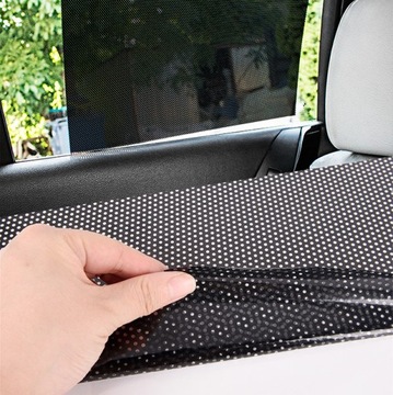 FOLIA STATYCZNA PRZECIWSŁONECZNA DO AUTA NAKLEJANA CZARNA ELEKTROSTATYCZNA