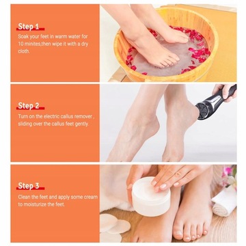 Электрические инструменты для педикюра, пилка для ухода за ногами Leg He
