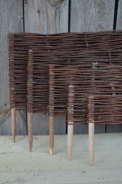 Плетеный частокол H30 - Плетеный забор L50