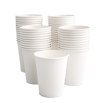 Kubek papierowy 250ml biały - 100 sztuk
