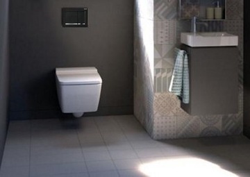 Кнопка смыва Geberit Sigma30 для унитаза, черная