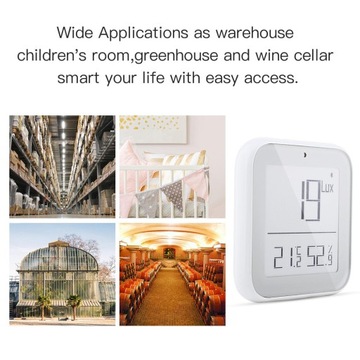 Датчик температуры света и влажности TUYA ZIGBEE
