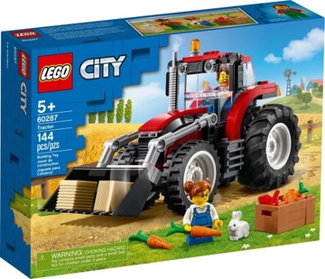 LEGO FARMA 60287 — ТРАКТОР С ПОДВИЖНЫМ КОВШОМ