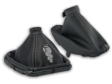 ALFA ROMEO 159 2004-2011 КОМПЛЕКТ СИЛЬЧКОВ ЧЕРНАЯ КОЖА СЕРЫЙ С ВЫШИВКОЙ ЛОГОТИПА