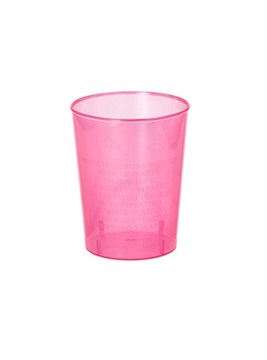 KIELISZKI DO WÓDKI JEDNORAZOWE PLASTIKOWE 40ml JASNE RÓŻOWE (40) RED PLAST