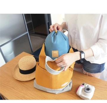 БОЛЬШАЯ КРУГЛАЯ МЯГКАЯ КОСМЕТИЧЕСКАЯ СУМКА ЦВЕТА