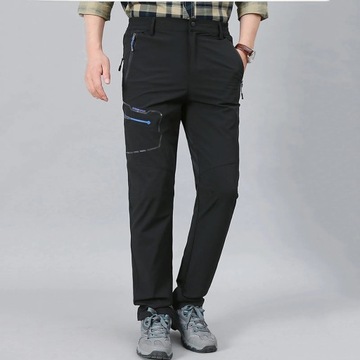 Men's Winter Pants with Zipper Pockets Fleece Snow