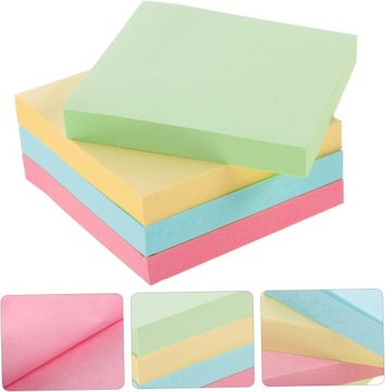 8 липких заметок размером 3x3 дюйма, наклейки для блокнотов, блокноты, заметки