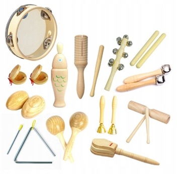Набор барабанных игрушек для дошкольного образования.